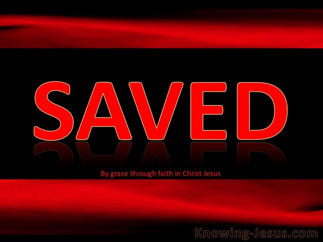1 Corinthians 3:15 Saved Yet As Though By Fire (red)